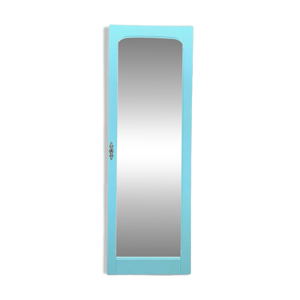 Miroir biseauté sur - turquoise