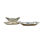 Lot ravier - saucière KG Lunéville model Fontainebleau