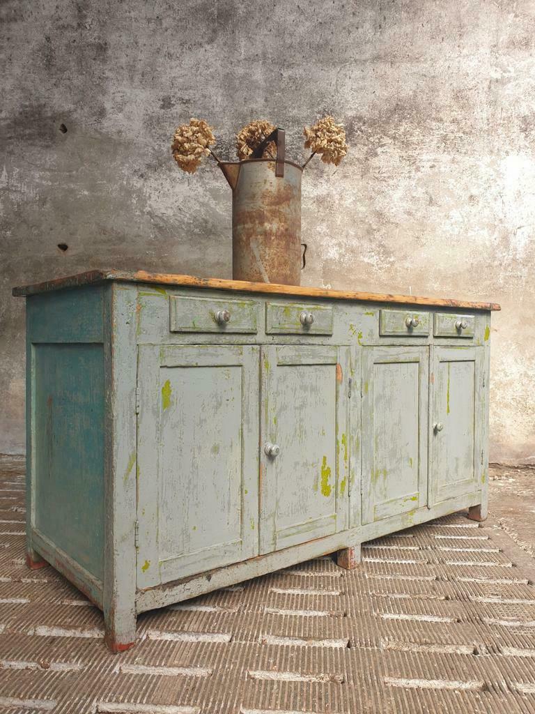 Old kitchen island workbench or sidetable