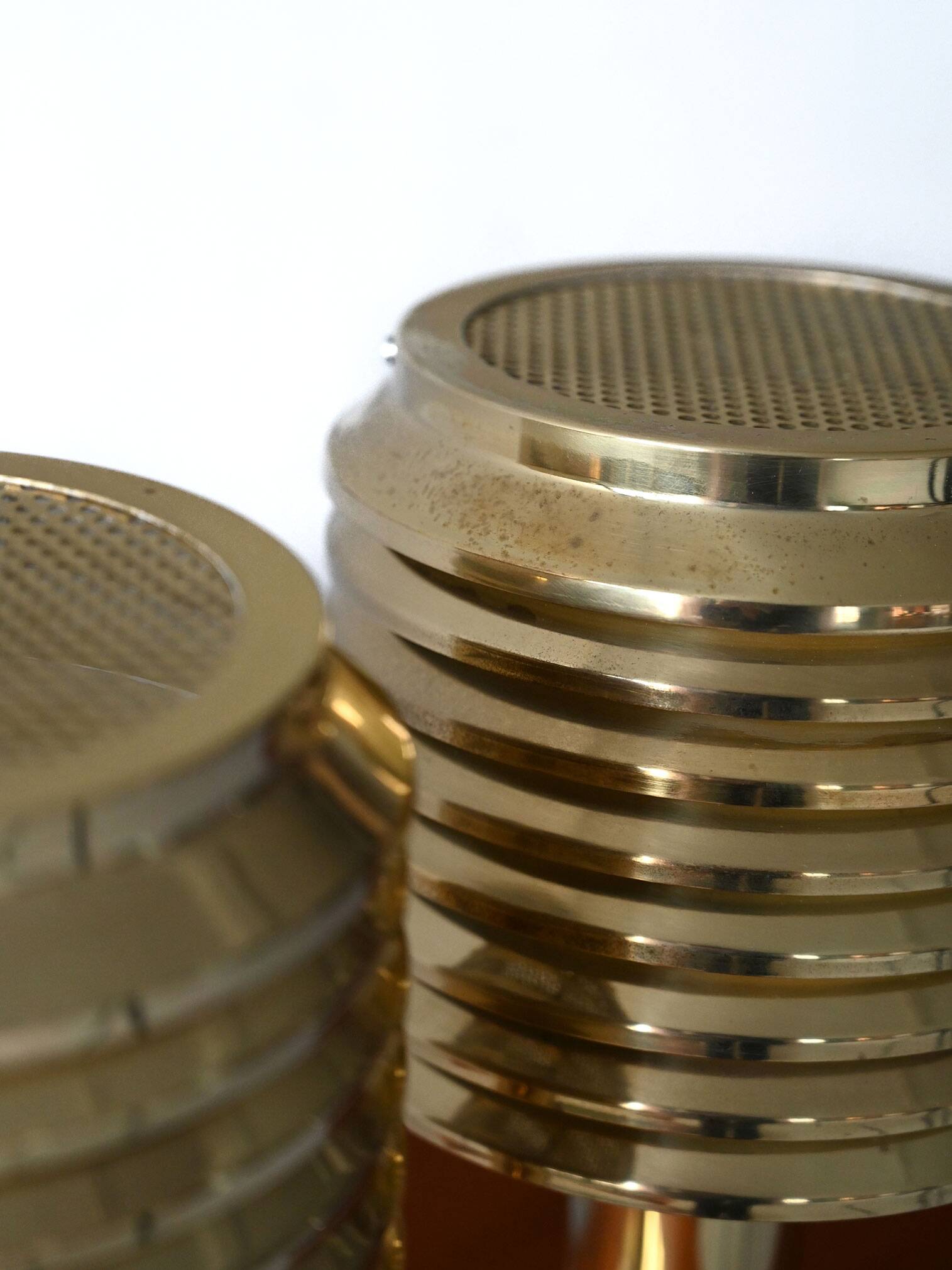 Pair of model B142 brass table lamps by Hans-Agne Jakobsson