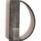 Metal letter D 1930s Height 25 cm