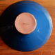 Empty pocket, blue ceramic bowl minimalist floral pattern