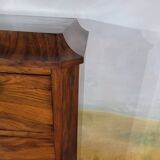 Chiffonnier grande commode en noyer  XIX ème siècle