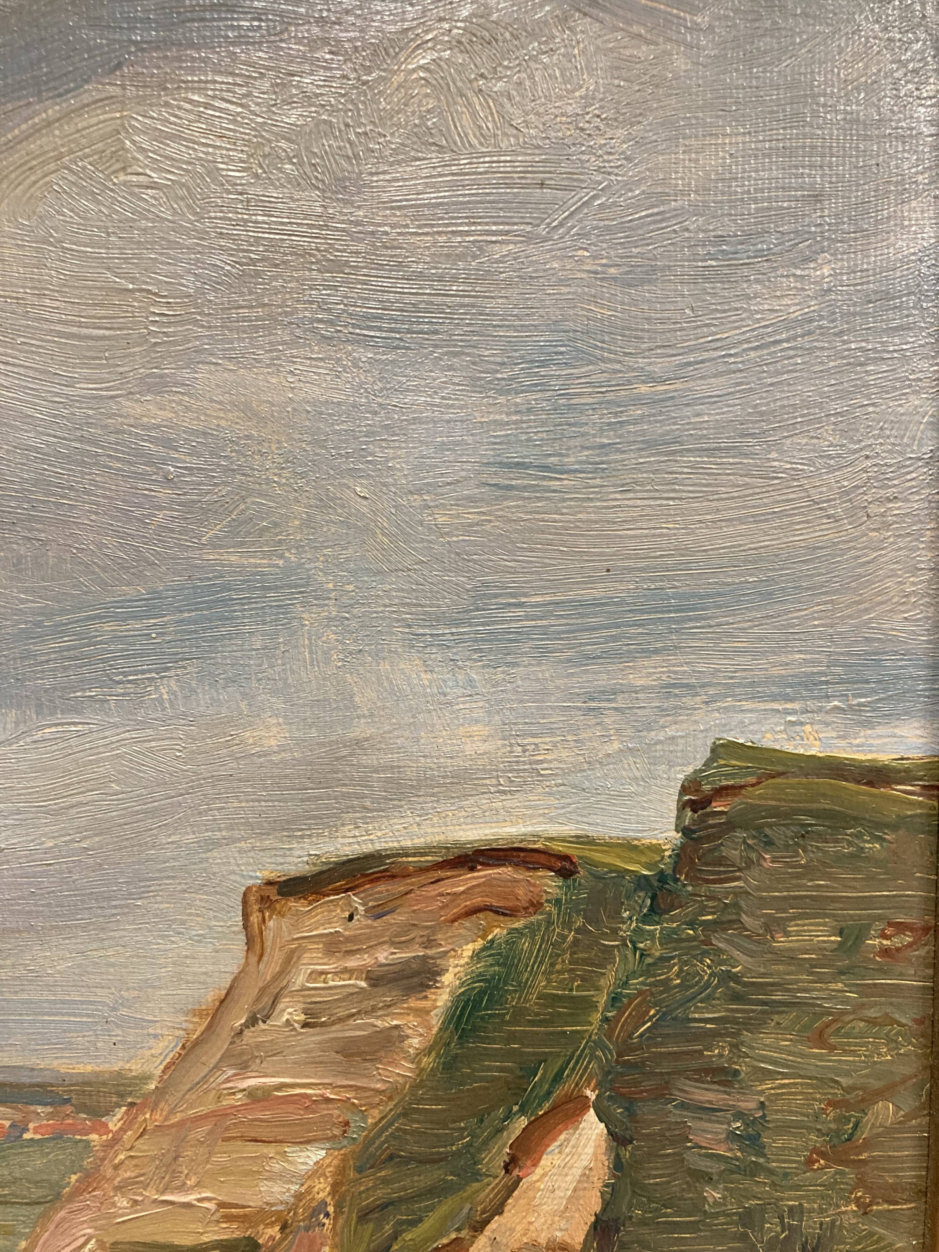 Vintage Seaside Painting