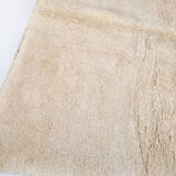 Moroccan Berber carpet Beni Ouarain ecru uni 247x165cm