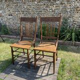Paire de chaises bistro