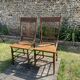 Paire de chaises bistro