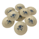 Set of 9 hollow plates Blue Roses Digoin Sarreguemines