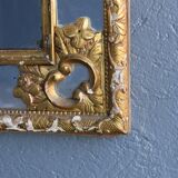 Parecloses time mirror nineteenth wooden Golden 55x55cm