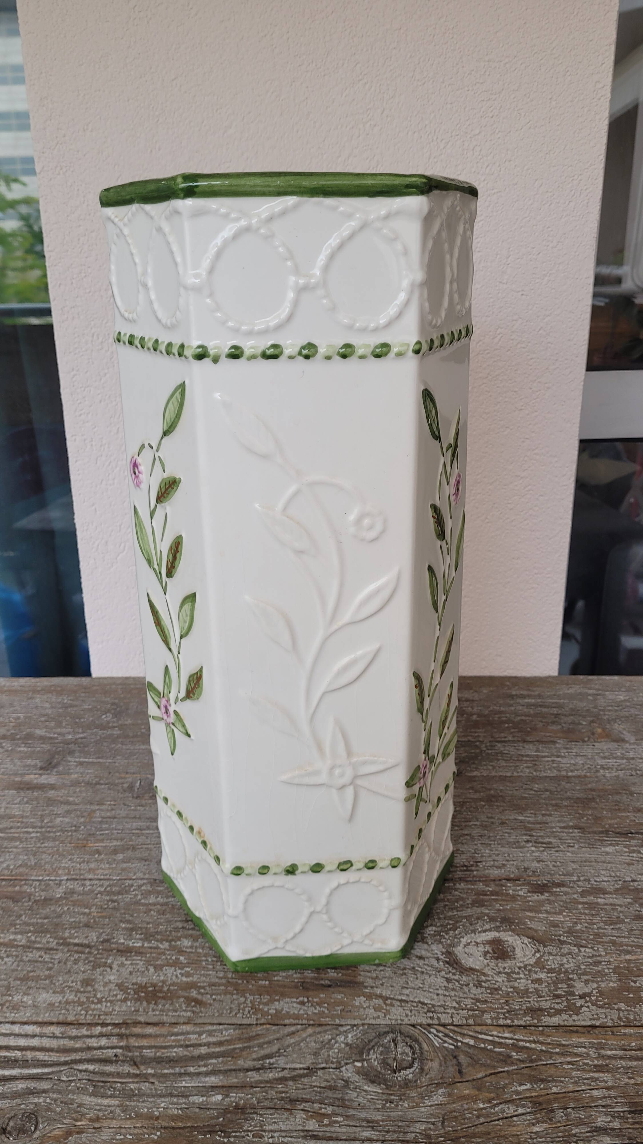 Porte parapluie porcelaine