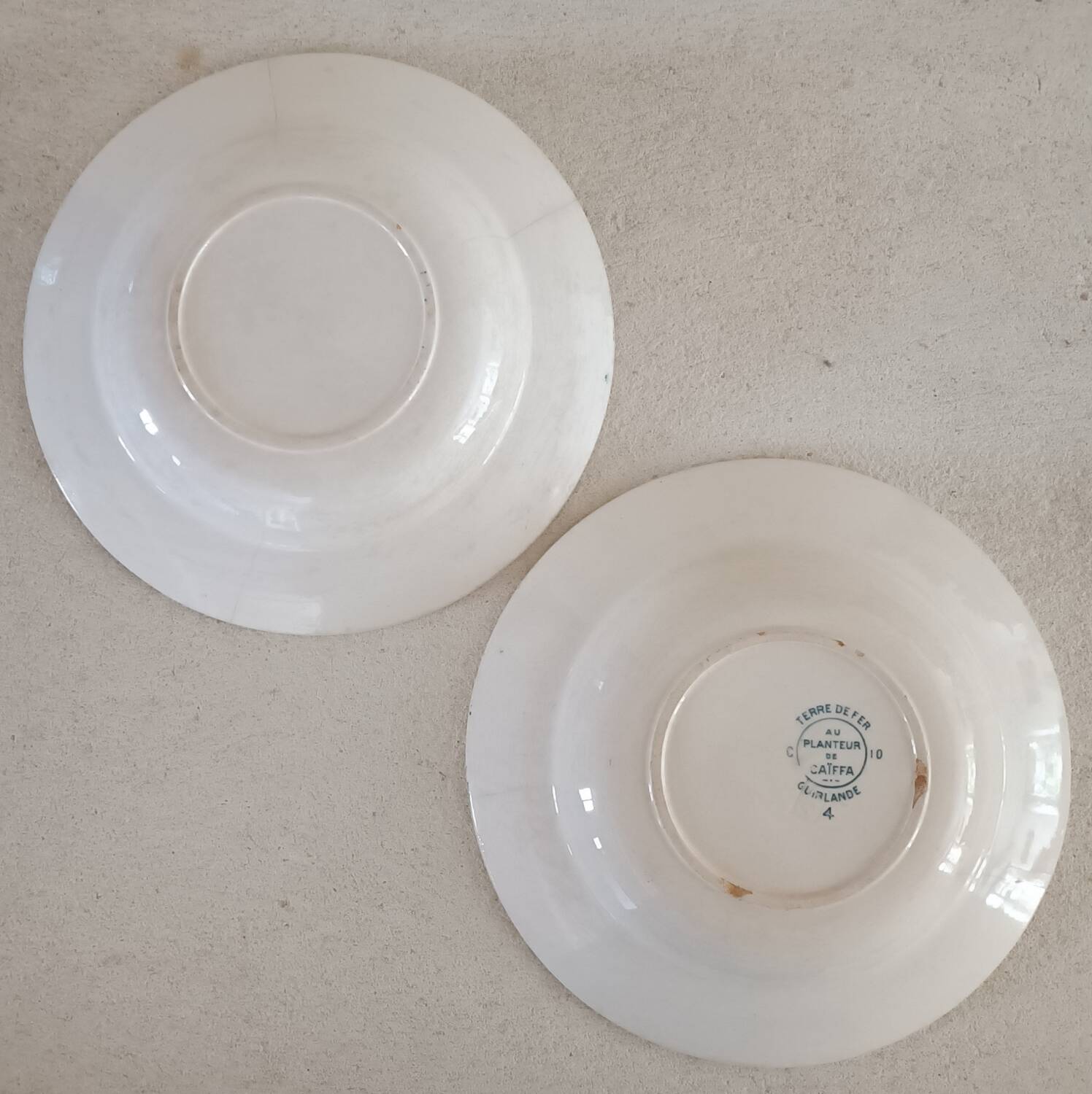 2 iron earth plates, Garland model