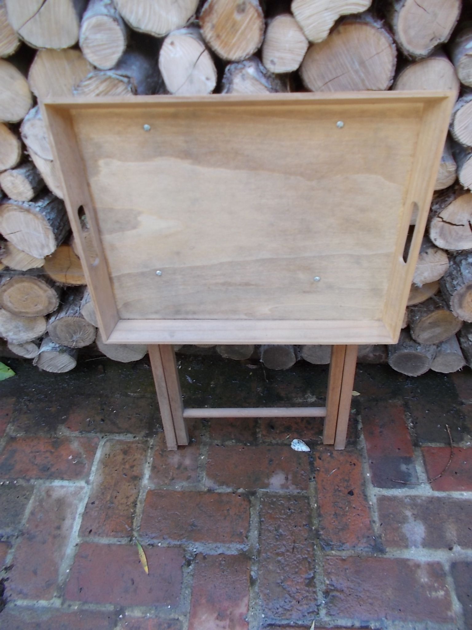 Folding side table