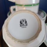 Vintage 70s Arbona Tours cups and saucers (set of 4)