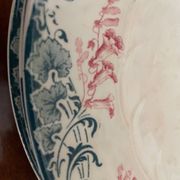 Lot de 7 assiettes Longwy Art nouveau
