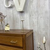 Chest of drawers with compass feet