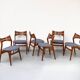 6 Danish Teak Dining Chairs by Erik Buch for Chr. Christensens, 1960s