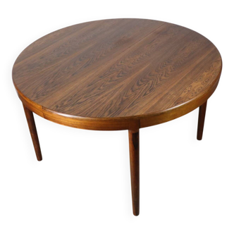 Table extensible Danoise par Harry Ostergaard en palissandre, 1960