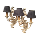 Pair of wall lamps