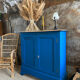Royal blue handcrafted sideboard