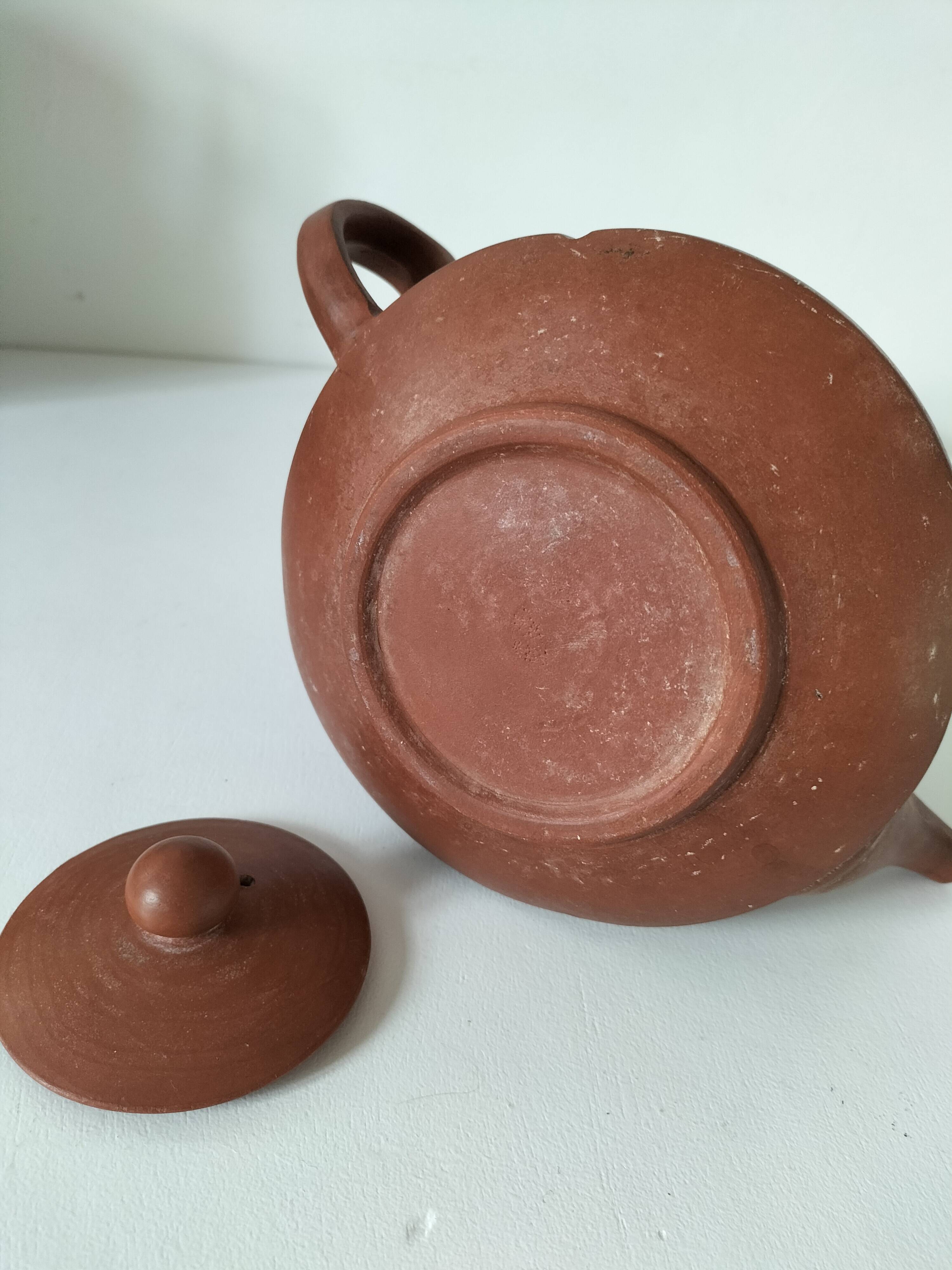 terracotta teapot