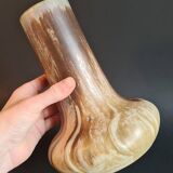 Vase Grès Flamé signé Denbac tout début XXeme - Art Nouveau