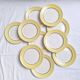 Yellow dinner plates from Moulin des Loups