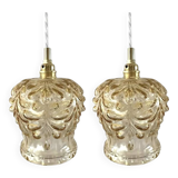 Pair of vintage pendant lights