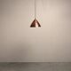 Solid Copper Ceiling Lamp by Lisa Johansson-Pape for Orno, Finland