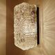 Vintage Brutalist Glass Sconce