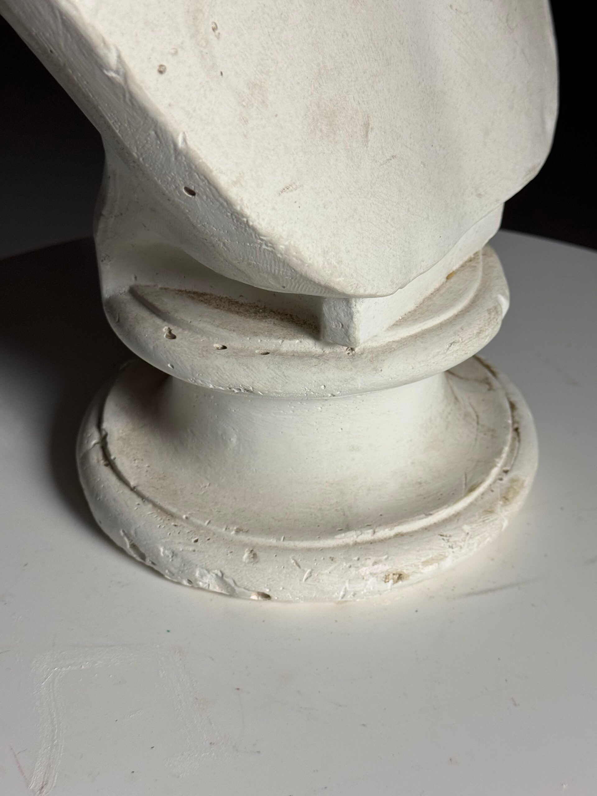 Buste en plâtre de l'empereur Auguste