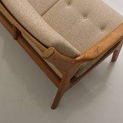 Bench, Danish sofa 2 places in teak by Gustav Thams, for Uldum Mobelfabrik, 1960