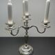 Pair of candlesticks, 12 gram silver plating, Fabiora, Paris, luxury