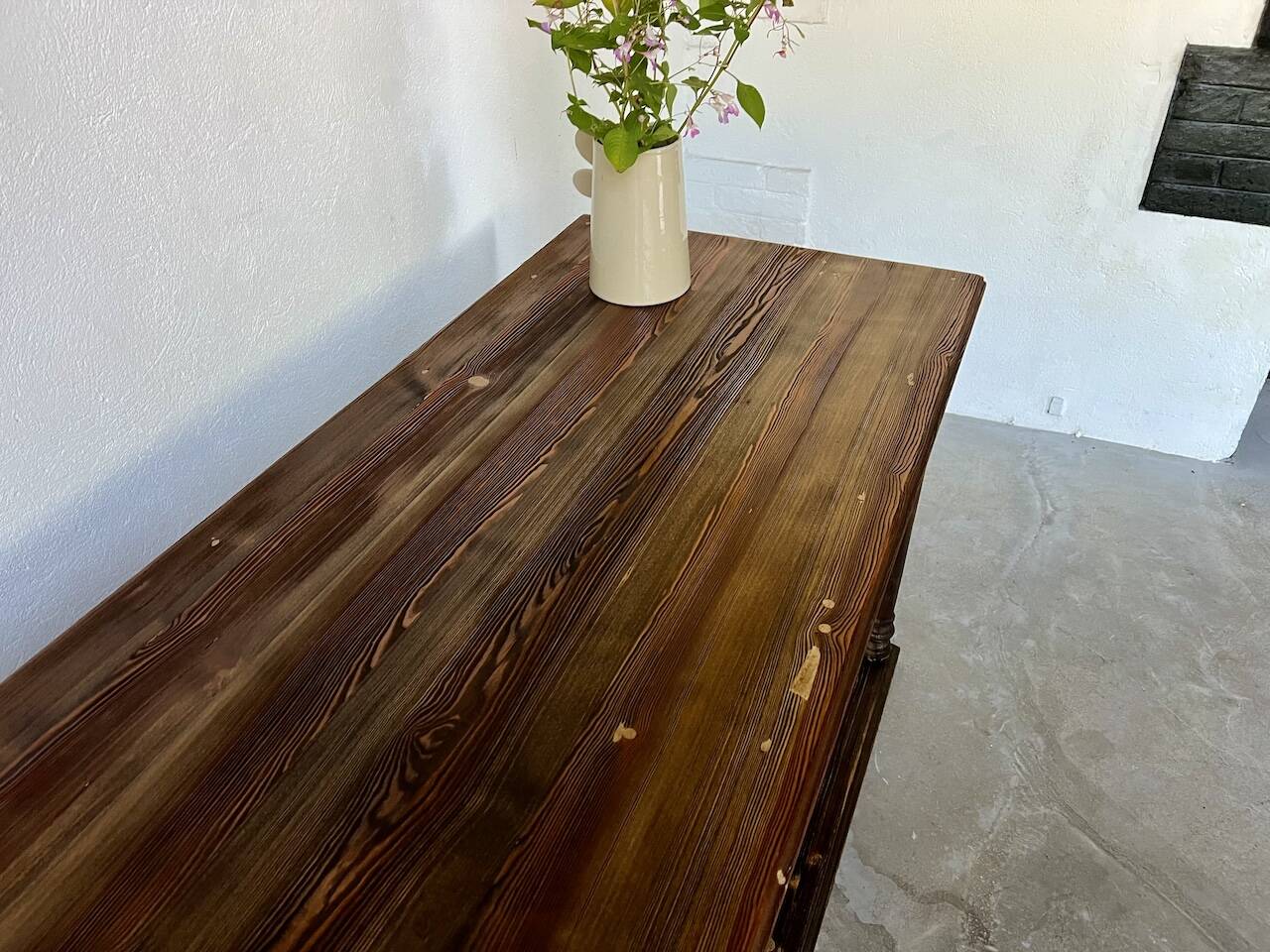 Table - 50s drapery console