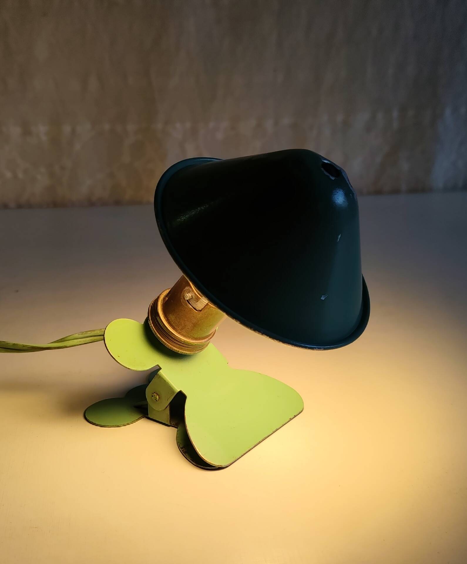 Mushroom clip lamp - 1950s/60s