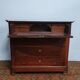 Louis Philippe walnut secretary chest of drawers