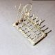 Art Deco Silver Plated Golf Ball and Club Toast Rack – Vintage Luxury Tableware