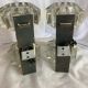 Pair of 1930s wall lights, Italian work, Murano glass and brass