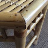 Bamboo side table