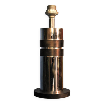Metal & wood lamp 1970s