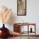 Scandinavian 'Thea' side table in rosewood and laminate, Yngve Ekström