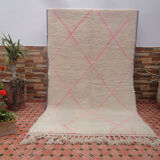 Beni ourain carpets rose 250 x 143 cm