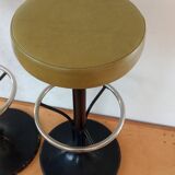 Pair of 60s tulip foot bar stools