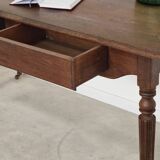 1940s farmhouse table in solid oak