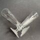 6 Baccarat/Saint Louis champagne flutes - Mid 19th century