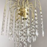 Vintage Italian waterfall chandelier with tassels