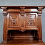 Renaissance style buffet in solid walnut circa 1850