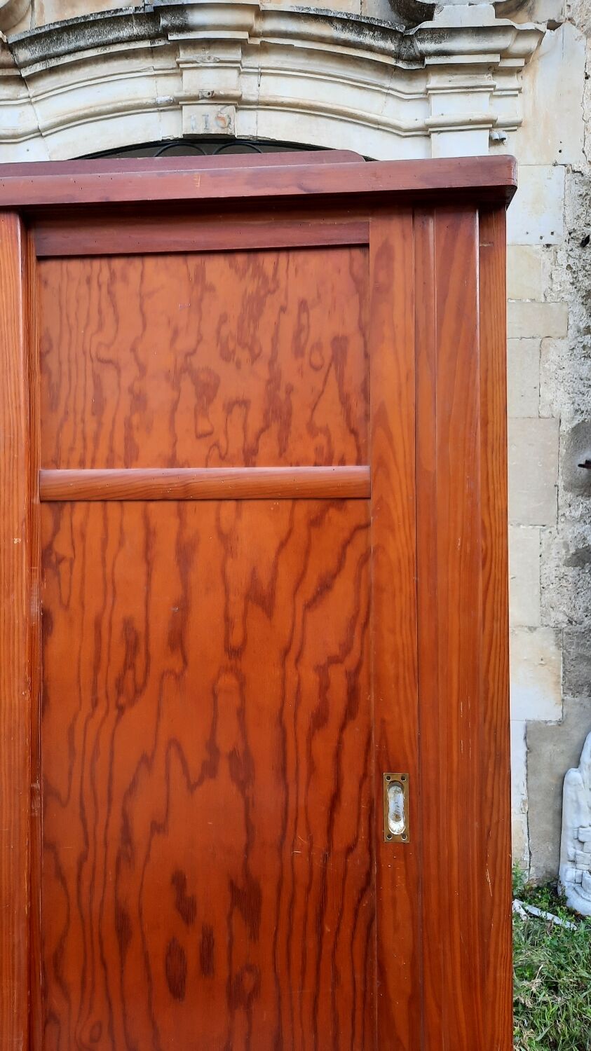 Vintage wardrobe with sliding door