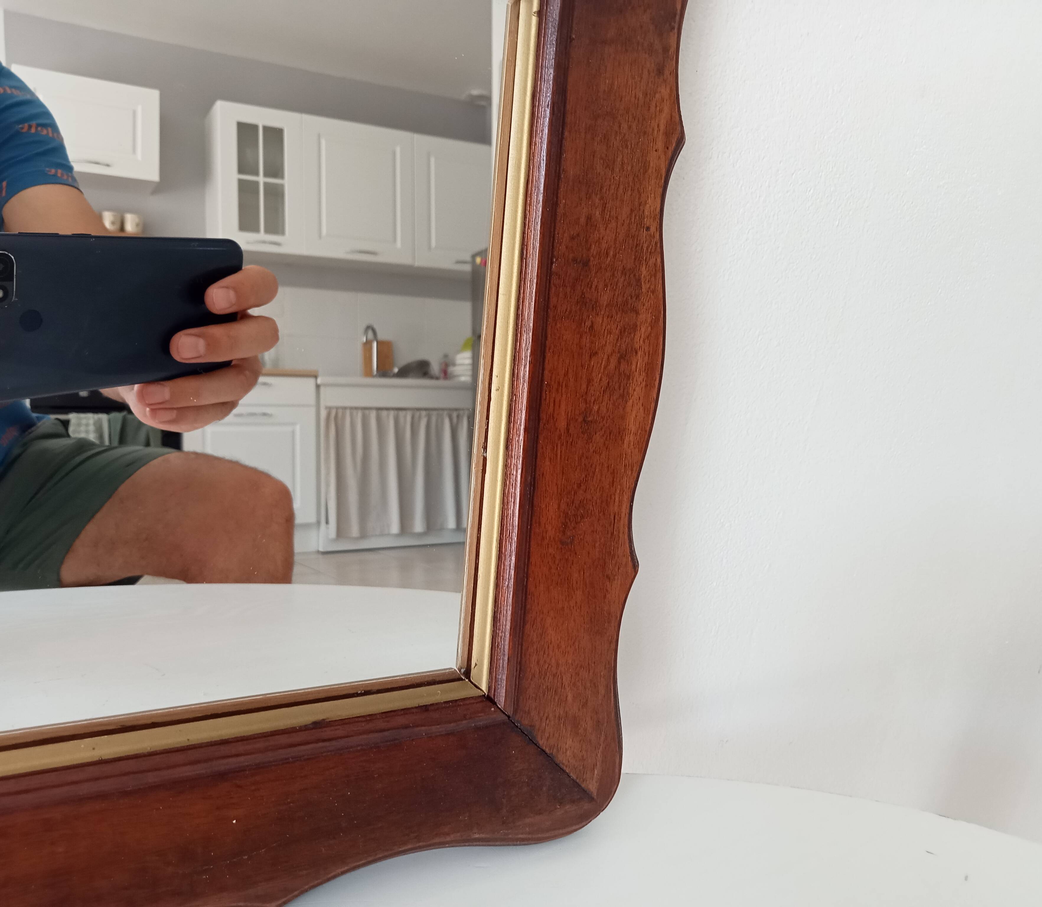 Rustic vintage mirror chic countryside