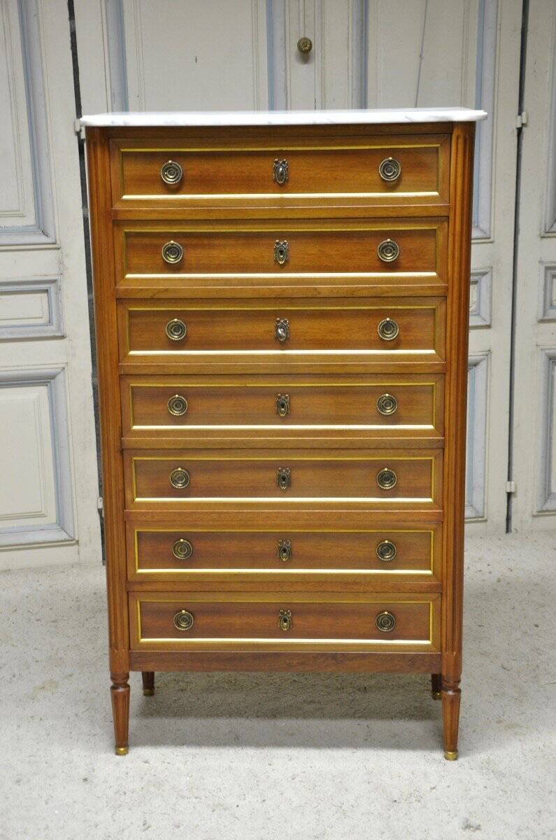 Semainier En Acajou De Style Louis XVI