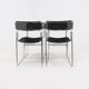 Set of 4 "Sultana" stacking dining chairs by Arrben Italy, 1980s